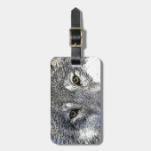 ウルフアイズアートワーク ラゲッジタグ (正面縦)