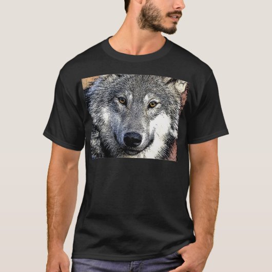 ウルフアイズアートワーク Tシャツ (正面)