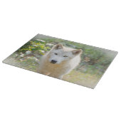 ウルフアニマルアート、カナダの野生動物 カッティングボード (角)