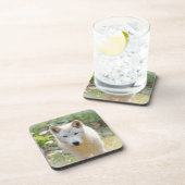 ウルフアニマルアート、カナダの野生動物 コースター (右側)