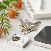 ウルフアンドパック引用文 – アニマルコレクション キーホルダー (側面)