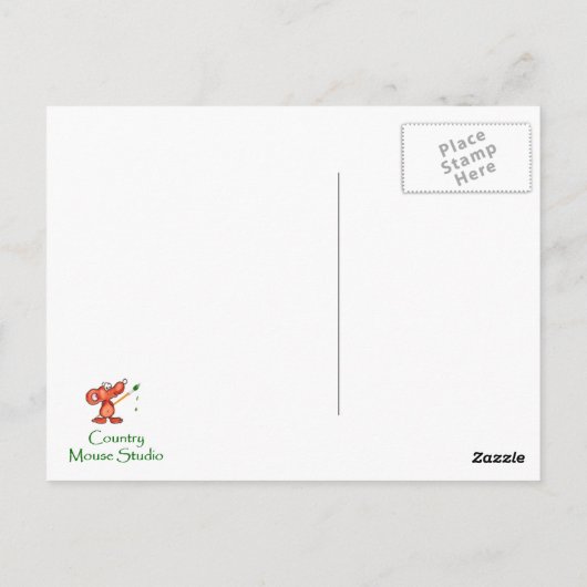 ウルフアンドパック引用文 – アニマルコレクション ポストカード (裏面)