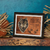 ウルフアンドパック引用文 フォトプラーク (側面)