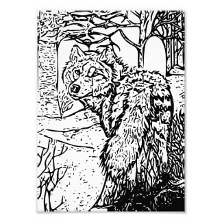 ウルフアート フォトプリント           