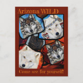 ウルフアート ポストカード (正面)