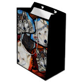 ウルフアート ミディアムペーパーバッグ (裏面アングル)