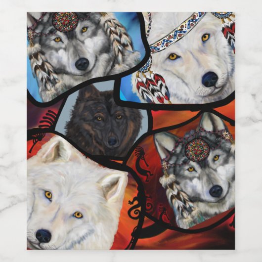 ウルフアート ワインラベル (シングルラベル)