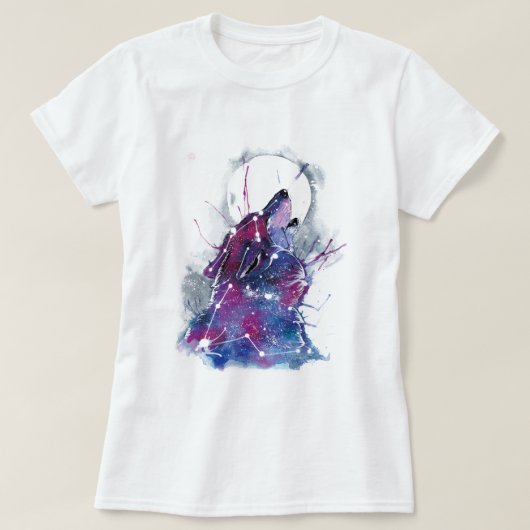 ウルフアート Tシャツ (デザイン正面)