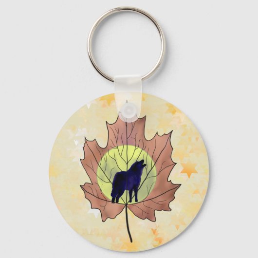 ウルフイムアホルンブラット キーホルダー (正面)