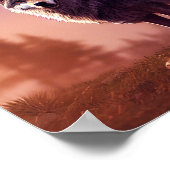 ウルフインウィルダネスデコページティッシュペーパー ポスター (角)