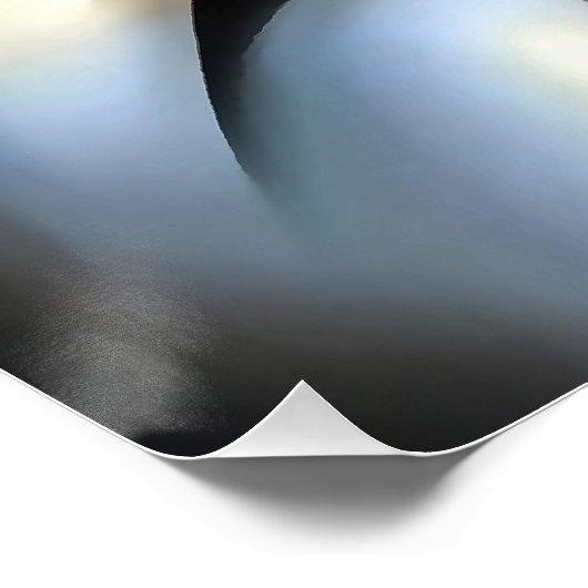 ウルフインジオメトリックアートスタイル ポスター (コーナー)