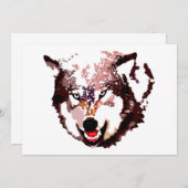 ウルフインスノー招待状 招待状 (正面/裏面)