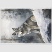 ウルフインスノー2デクページ紙 薄葉紙 (正面)