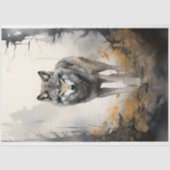 ウルフインフォレスト3デコページ紙 薄葉紙 (正面)