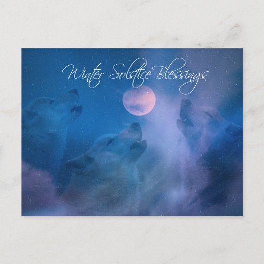 ウルフウィンター至恵み ポストカード (正面)