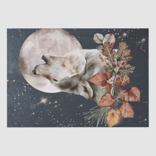 ウルフウォーターカラーティッシュペーパー 薄葉紙 (正面)