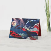 ウルフウルフフルムーンノートカード ノートカード (裏面)