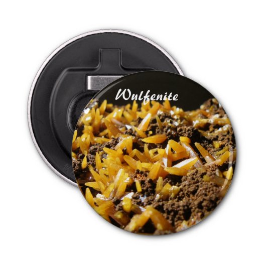 ウルフェナイト鉱石写真 栓抜き (正面)