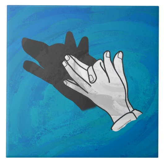 ウルフオンブルー タイル (正面)