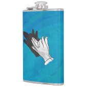 ウルフオンブルー フラスク (左)