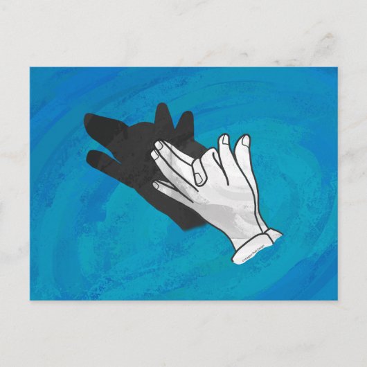 ウルフオンブルー ポストカード (正面)