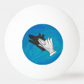 ウルフオンブルー 卓球ボール (正面)