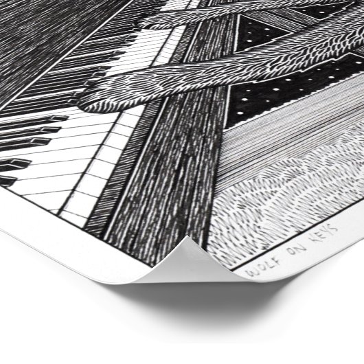 ウルフオン鍵 ポスター (角)