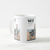 ウルフオートバイクコーヒーマグ コーヒーマグカップ (正面左)