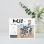 ウルフオートバイスポストカード ポストカード (スタンド正面)