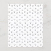 ウルフカブワイルドワンバースデーパーティーサンキューカード (裏面)