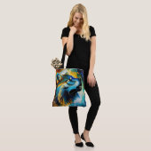 ウルフカラフルハウル トートバッグ (モデル)