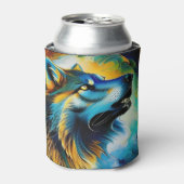 ウルフカラフルハウル 缶クーラー (缶正面)