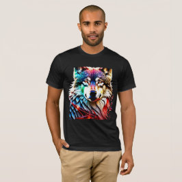 ウルフカラフル Tシャツ