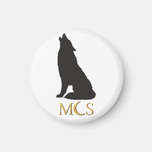 ウルフカリプソのハート磁石 マグネット (正面)