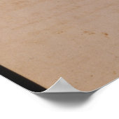 ウルフガング、モーツァルト、ウェーバーの婚姻証明書 ポスター (角)