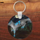 ウルフキーチェーン キーホルダー (正面)