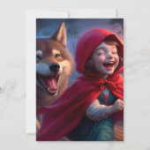 ウルフギャラクシースターズコズミックバースデーパーティー 招待状 (裏面)