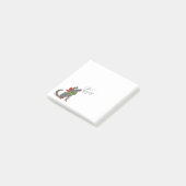 ウルフクリスおもしろいマスハッピーハウリデイズホリデー ポストイット (アングル)