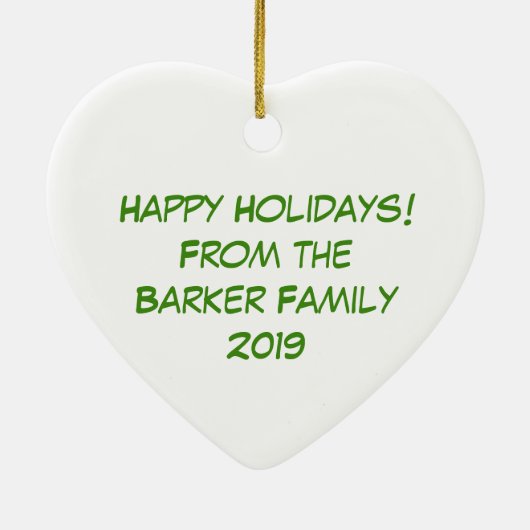 ウルフクリスマスおもしろいかわいい子たち セラミックオーナメント (裏面)