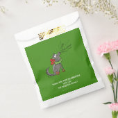 ウルフクリスマスおもしろいかわいい子たち フェイバーバッグ (封をした状態)