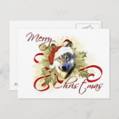 ウルフクリスマスポストカード シーズンポストカード (正面/裏面)