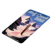 ウルフクリークコロラドスキーポスター マグネット (左側)