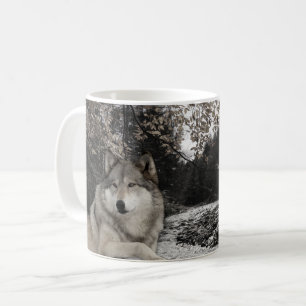 ウルフクリークブルックフォレストランドスケープ コーヒーマグカップ