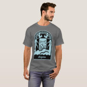 ウルフクリーク滝 アリゾナ Tシャツ (正面フル)