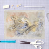 ウルフグレーハンターオータムウォーター色 薄葉紙 (クラフト)