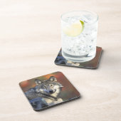 ウルフコースターセット コースター (右側)