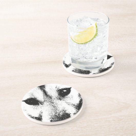 ウルフコースターハスキーウルフドアートコースター&GIfts コースター (側面)