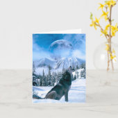 ウルフコール カード (黄色い花)