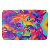 ウルフサイケデリック陛下 バスマット (正面)