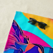 ウルフサイケデリック陛下 ビーチタオル (インサイチュ)